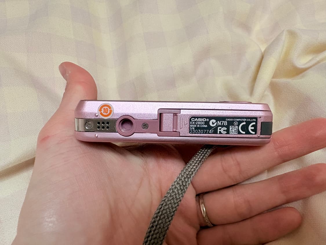 casio 엑슬림 z800 디카 핑크 상품이미지6