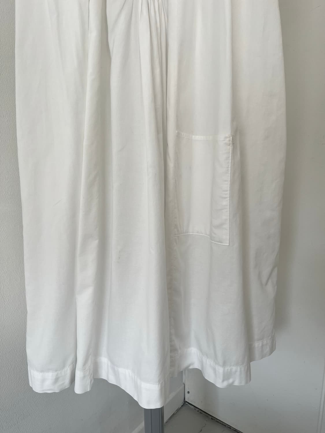 white pocket cotton dress 상품이미지5