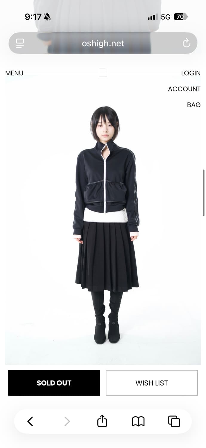 오스하이 oshigh 코르셋 져지 자켓 상품이미지3