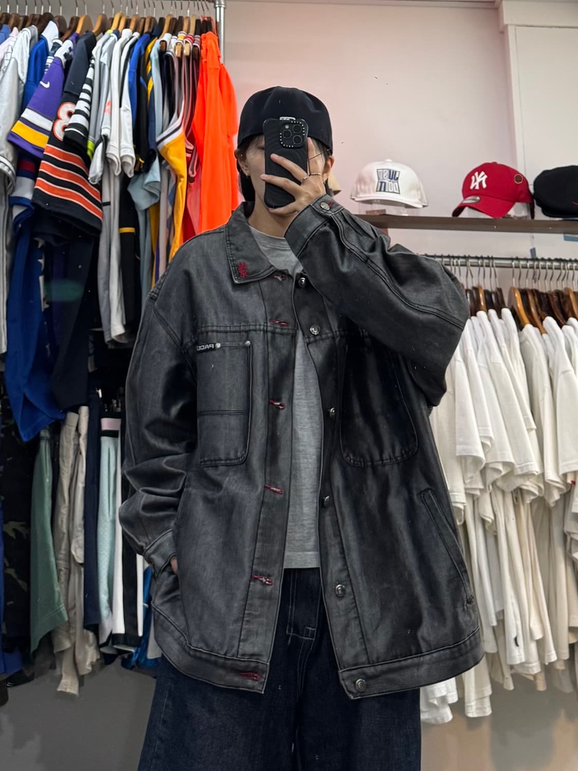 Paco jeans 용호 패치 힙합 트러커자켓 상품이미지8