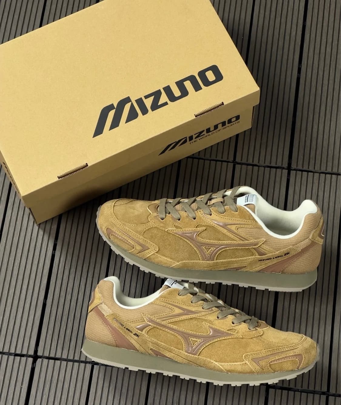 미즈노 운동화 브라운 갈색 D1GH242102 상품이미지3