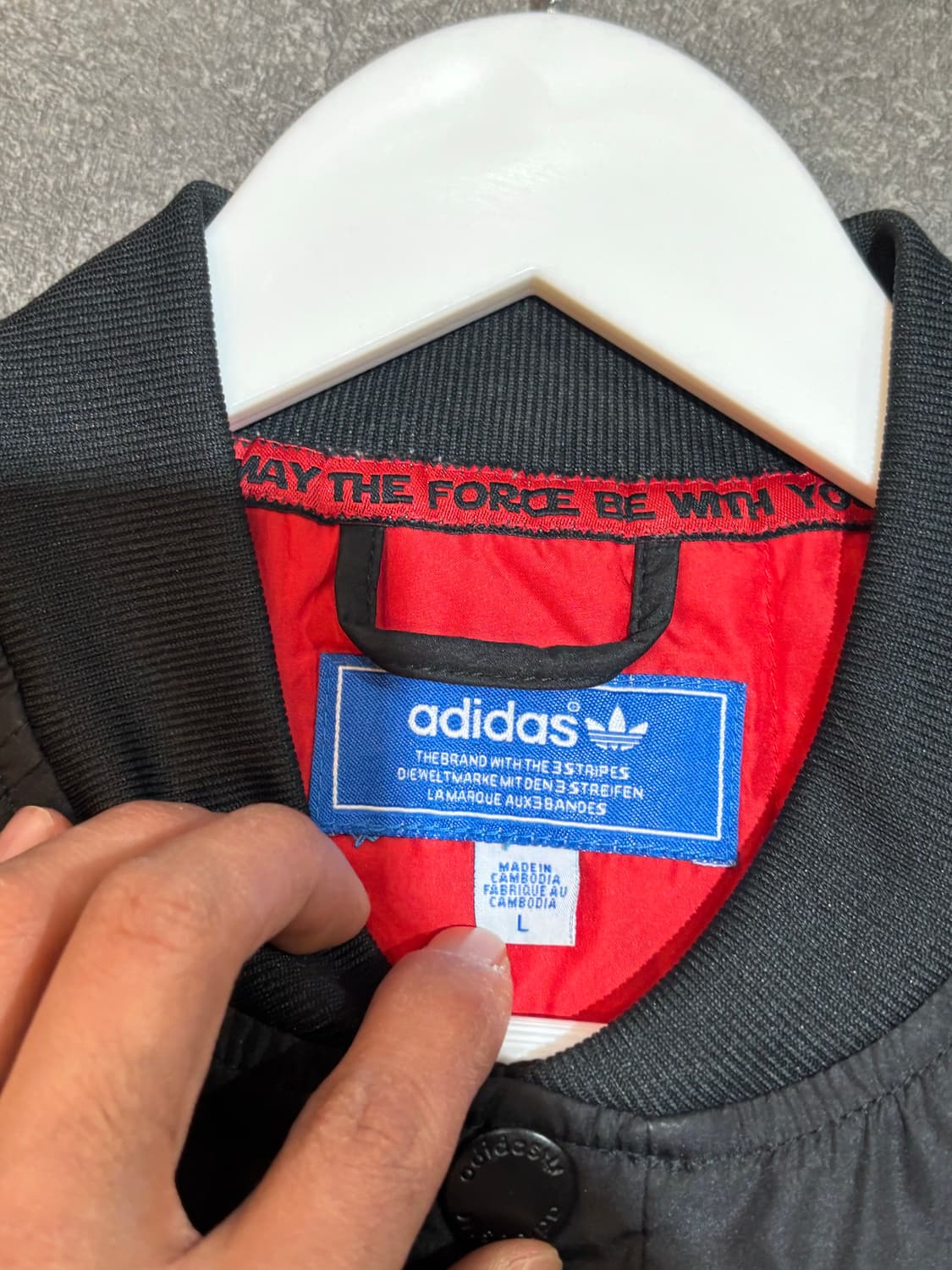 아디다스 스타워즈 바시티 자켓 점퍼 L사이즈 상품이미지6