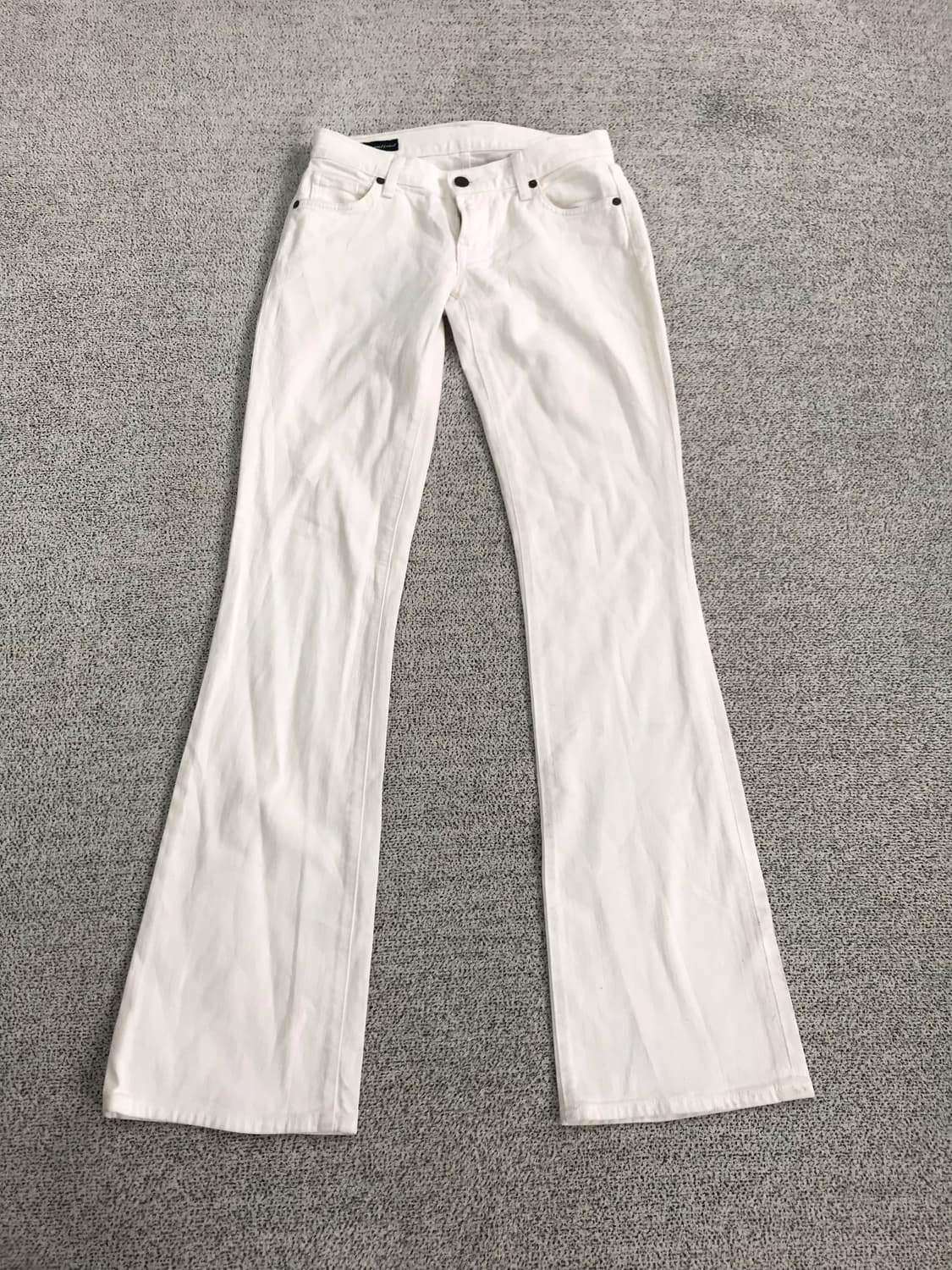 화이트 부츠컷 팬츠 상품이미지6