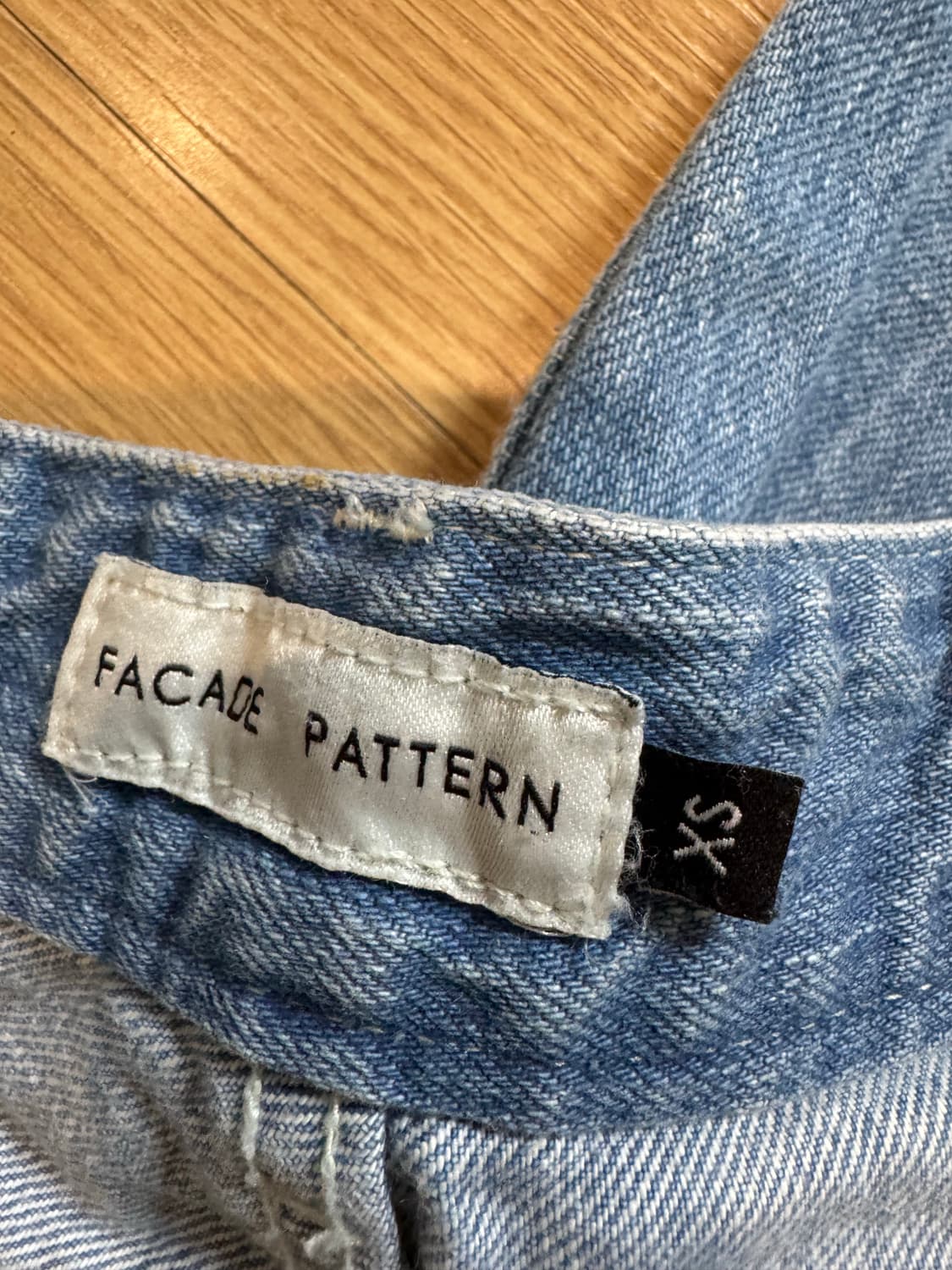 파사드패턴 클래식 데님 빈티지 인디고  상품이미지4