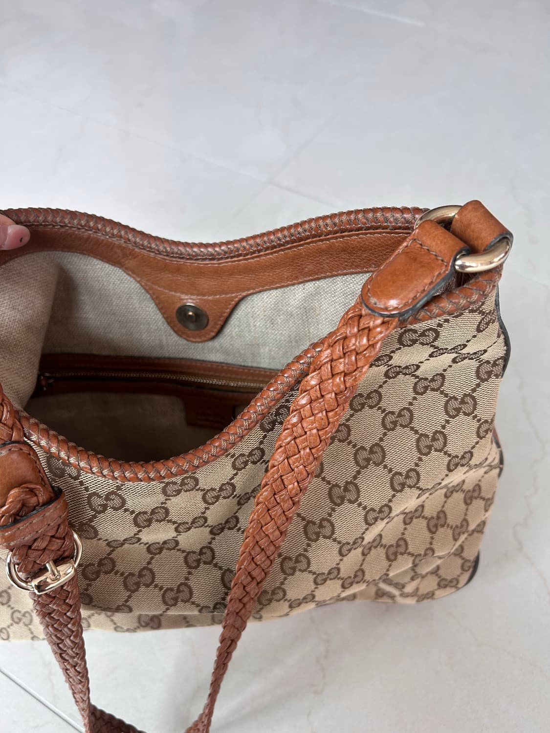 구찌 GG 로고 숄더백 빈티지 (희귀매물) 상품이미지8