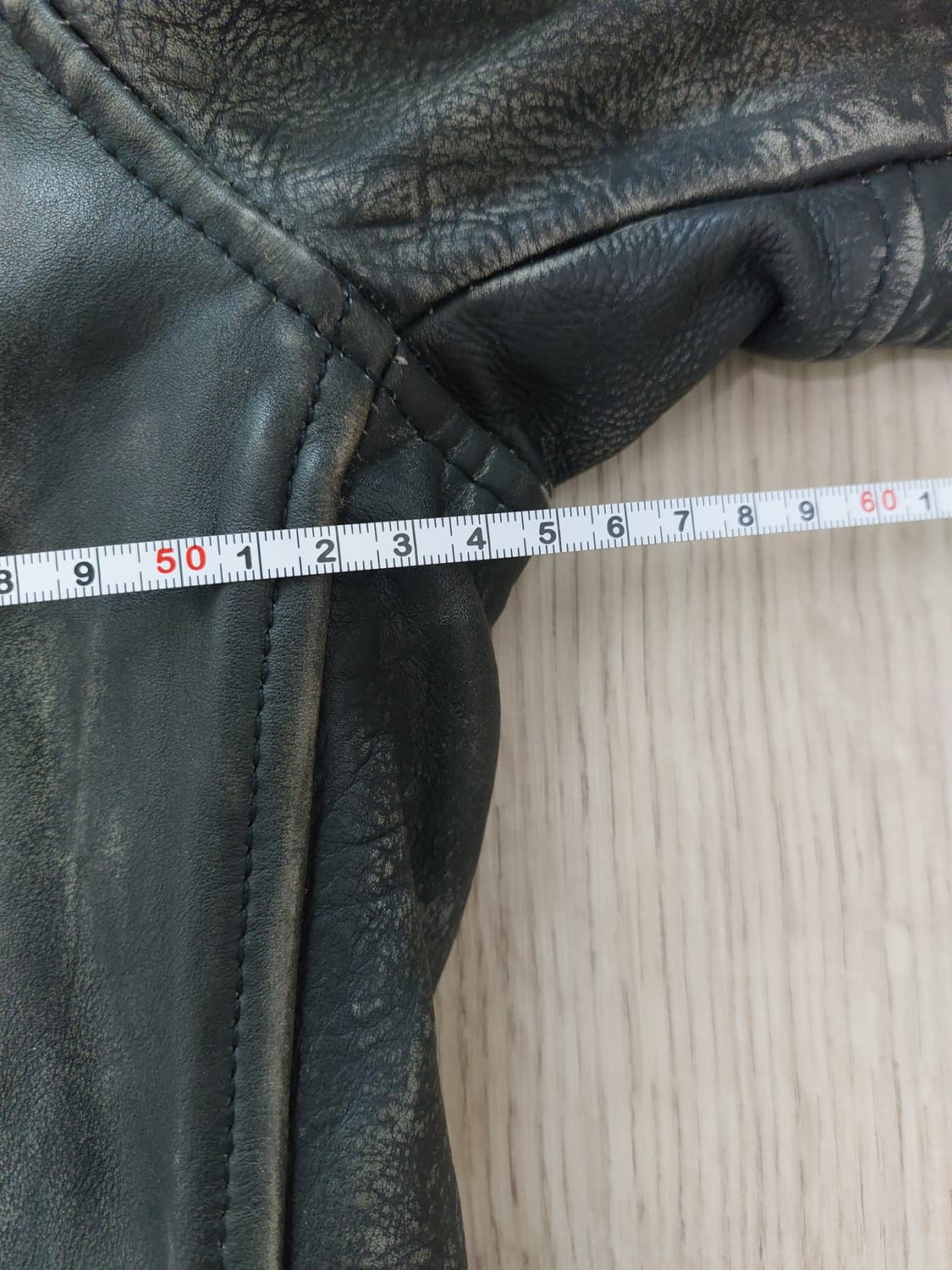 폴로 랄프로렌 레더 바이커 라이더 카우하이드 오일클로스 가죽자켓 M 상품이미지8