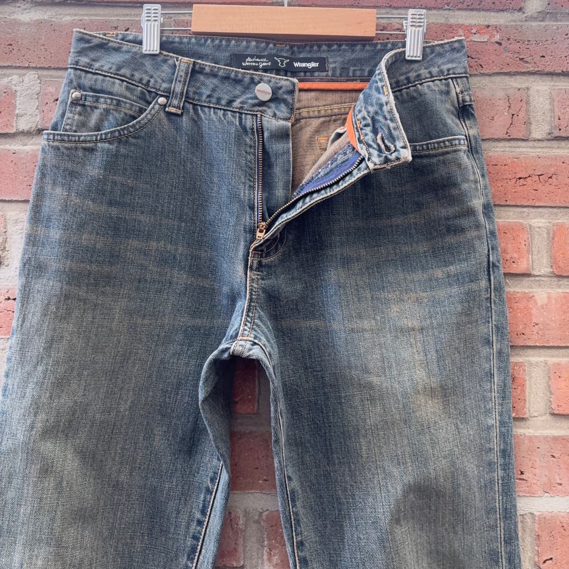 랭글러 Wrangler 웨스턴 부츠컷 데님 팬츠 상품이미지4