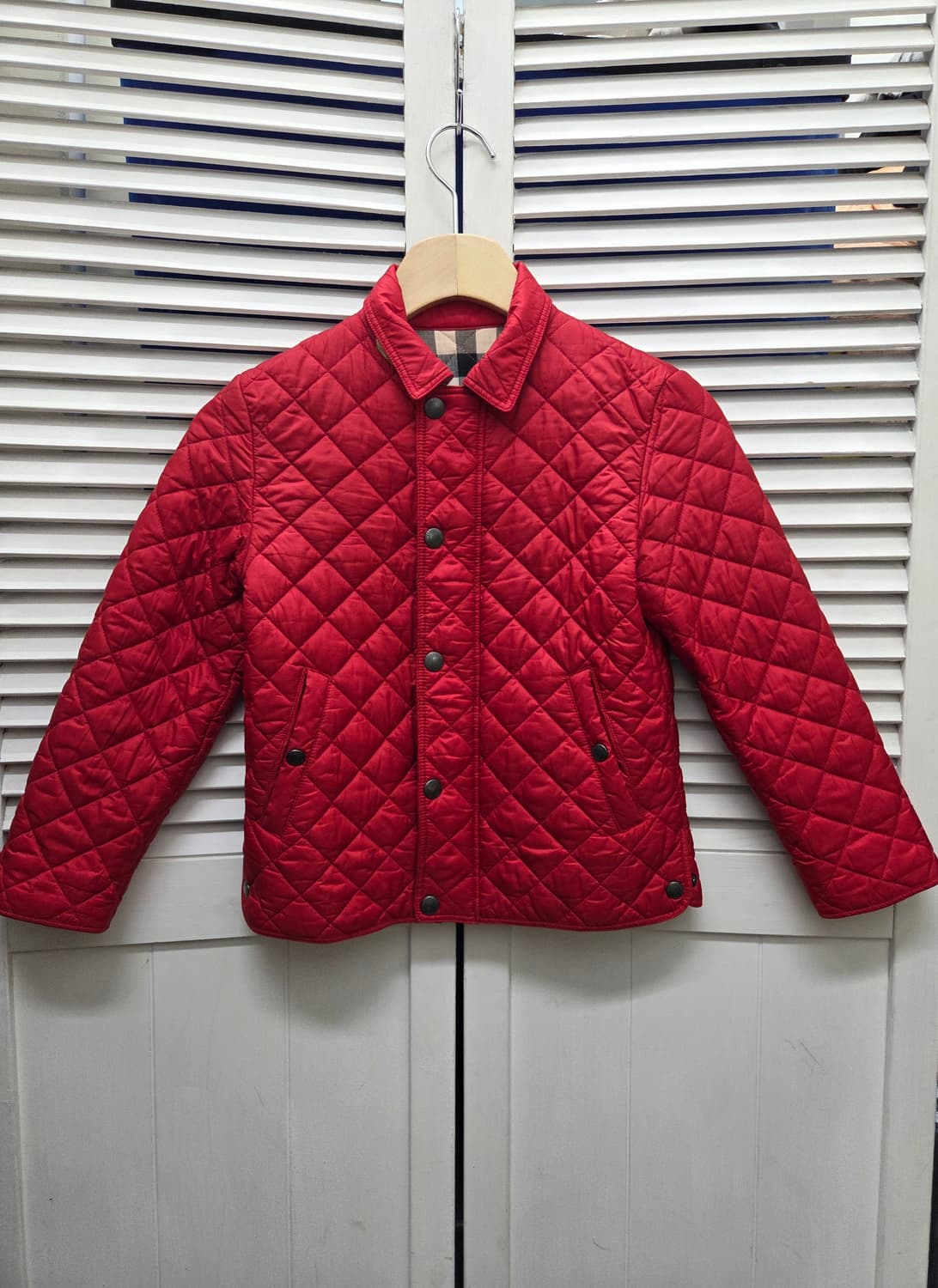 버버리 키즈 퀼팅 자켓 상품이미지1