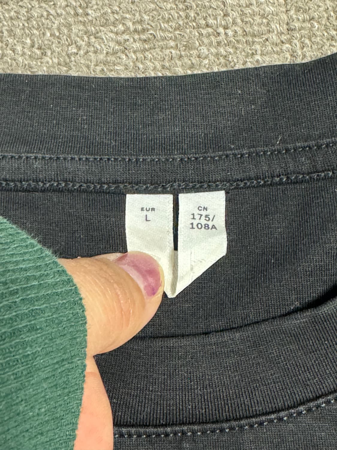 아르켓 헤비웨이트 박시 인터록 티셔츠 상품이미지2