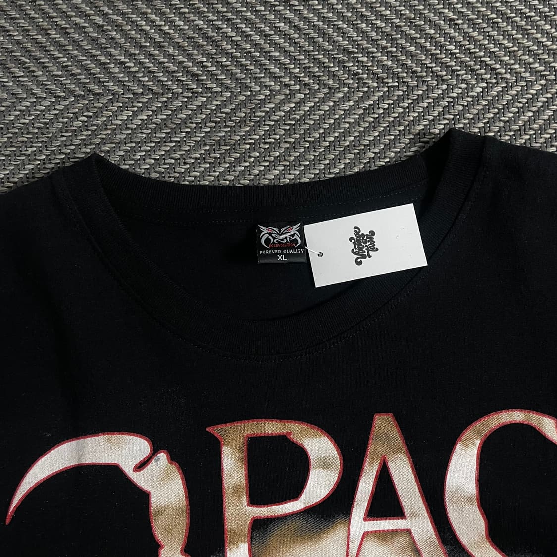 빈티지 투팍 힙합 프린팅 티셔츠o 3845 상품이미지4