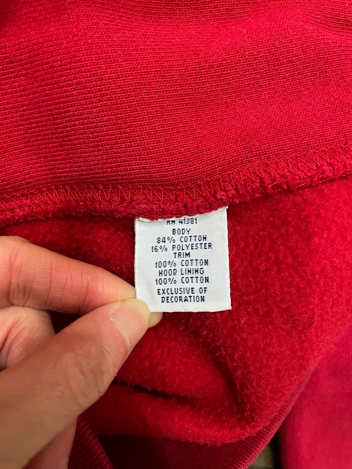 폴로 랄프로렌 레드 써멀 후드집업 상품이미지8