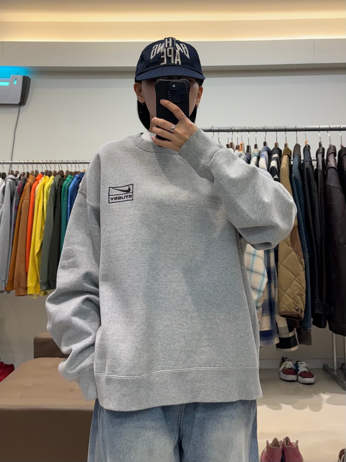 나이키 스투시 자수 맨투맨 상품이미지6