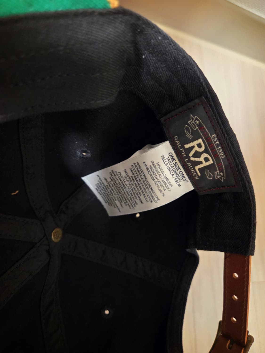 RRL 더블알엘 로고 볼캡 상품이미지5