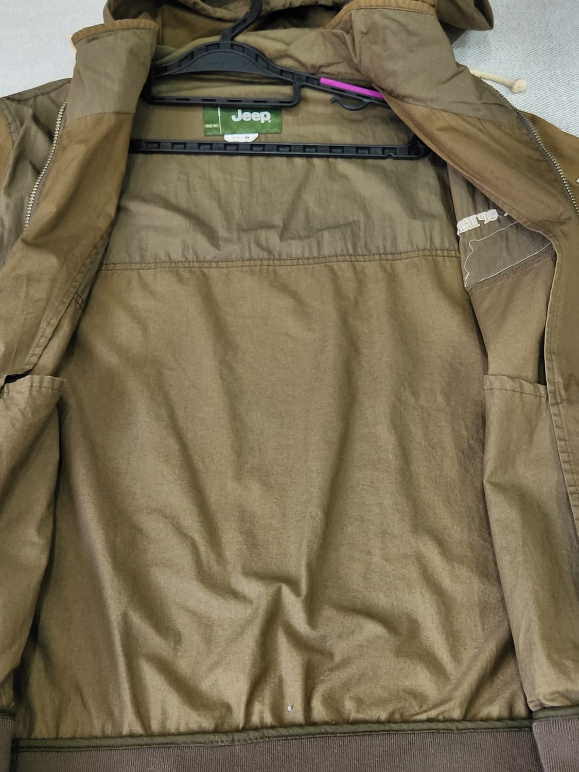 [105] 지프 Jeep 카키 야상 후드 점퍼 남성 105 상품이미지5