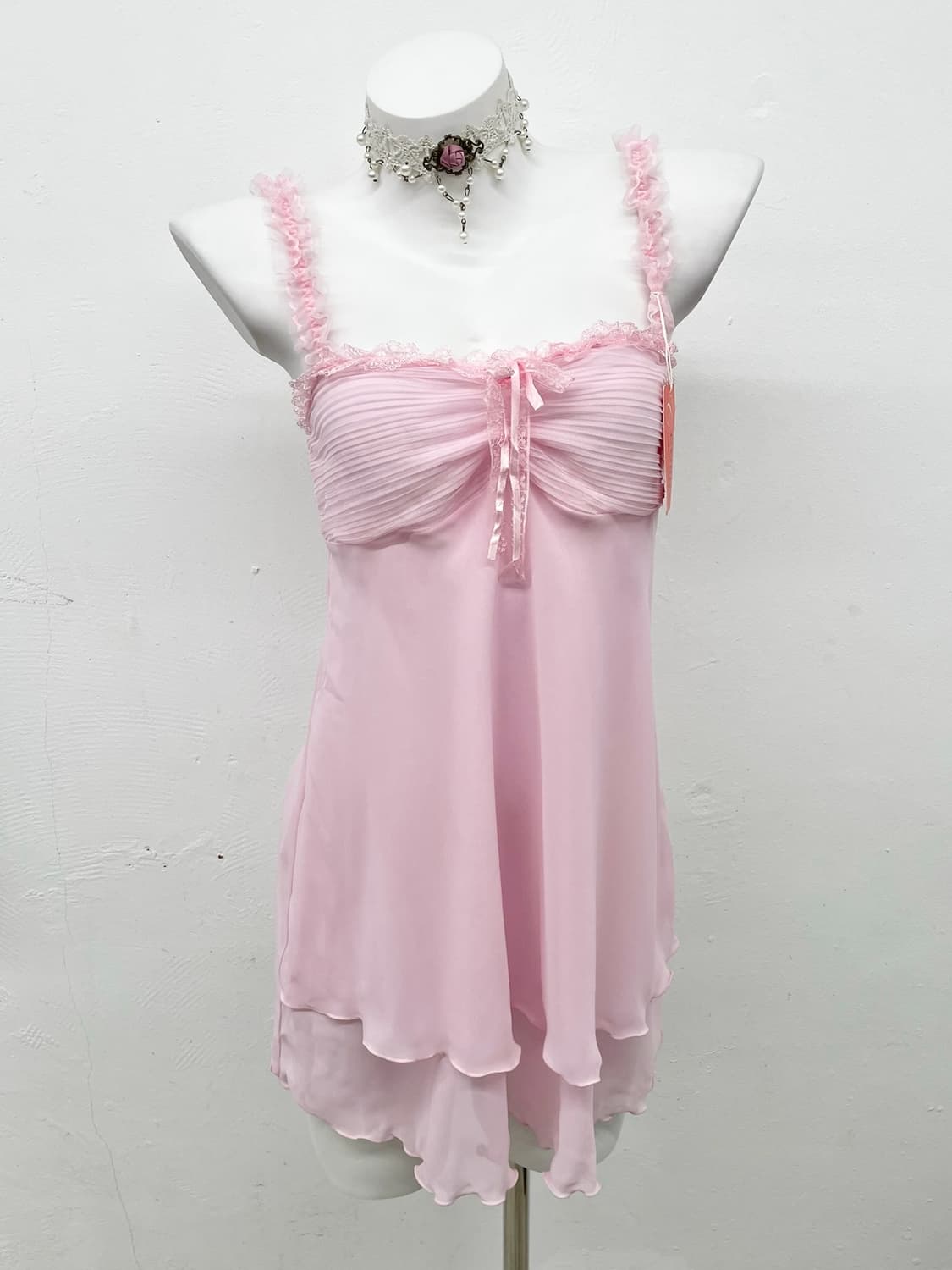 핑크 히메 시어 슬립 상품이미지1