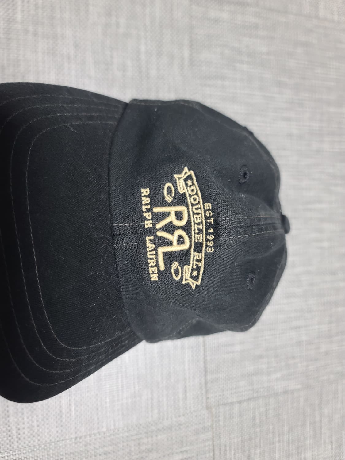 더블알엘 볼캡 RRL 모자 블랙 상품이미지7
