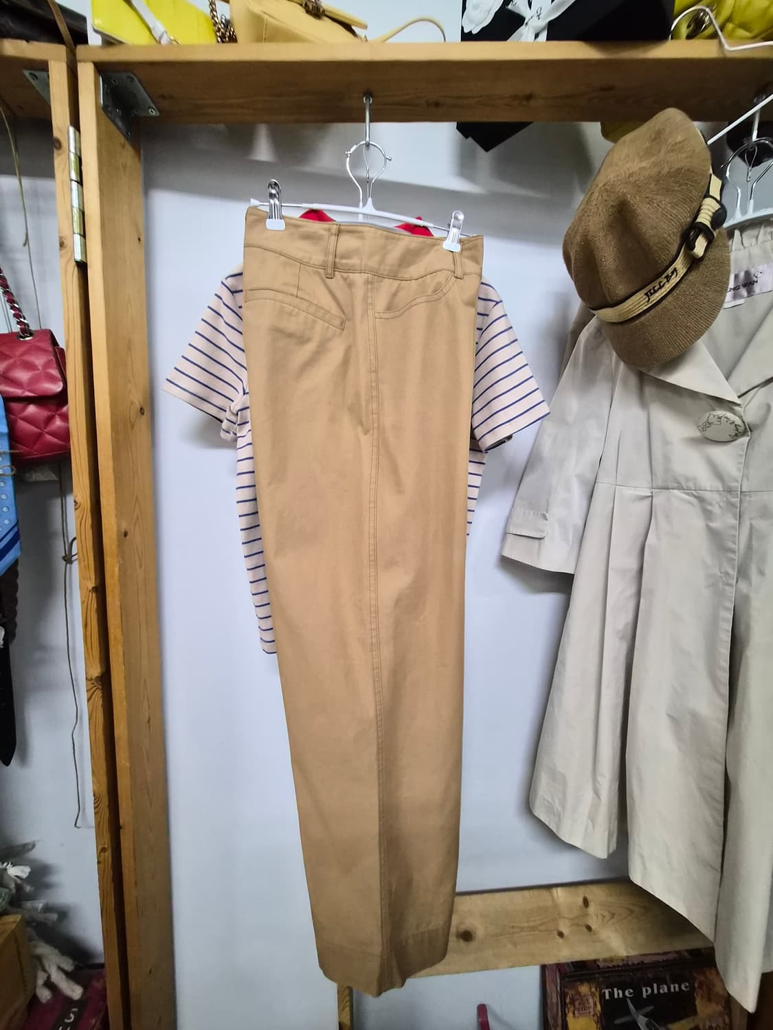 럭키슈에뜨 레드카라 스트라이프티. 10month와이드팬츠 상품이미지9