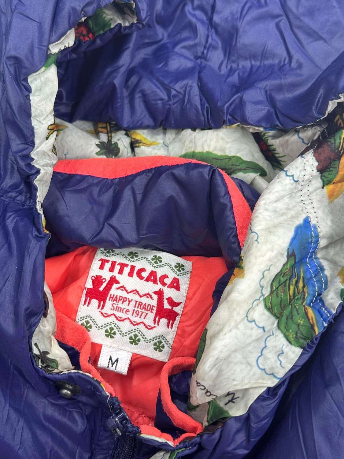 티티카카 에스닉 히피 구스 다운 경량 글로시 롱 패딩  아우터 상품이미지5