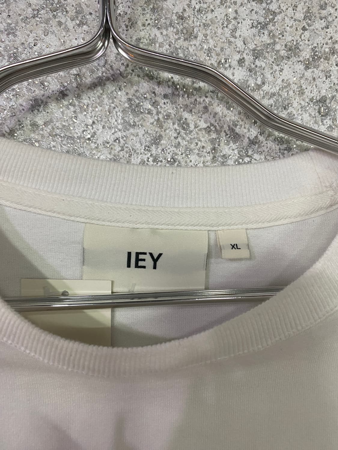 IEY 로고 백프린팅 반팔 티셔츠 B4851 상품이미지5