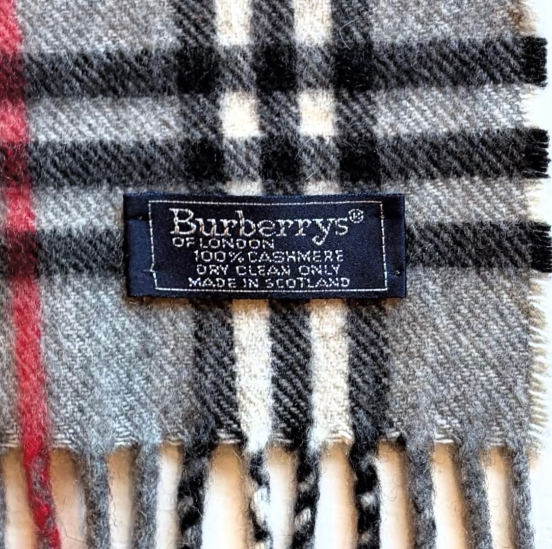버버리 캐시미어 노바체크 머플러 상품이미지5