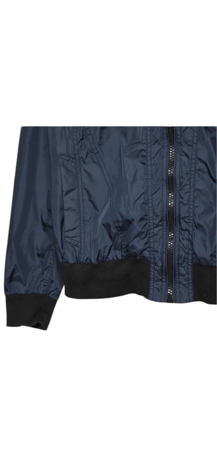 TBJ 빈티지 절개라인 네이비 바람막이 자켓 상품이미지5