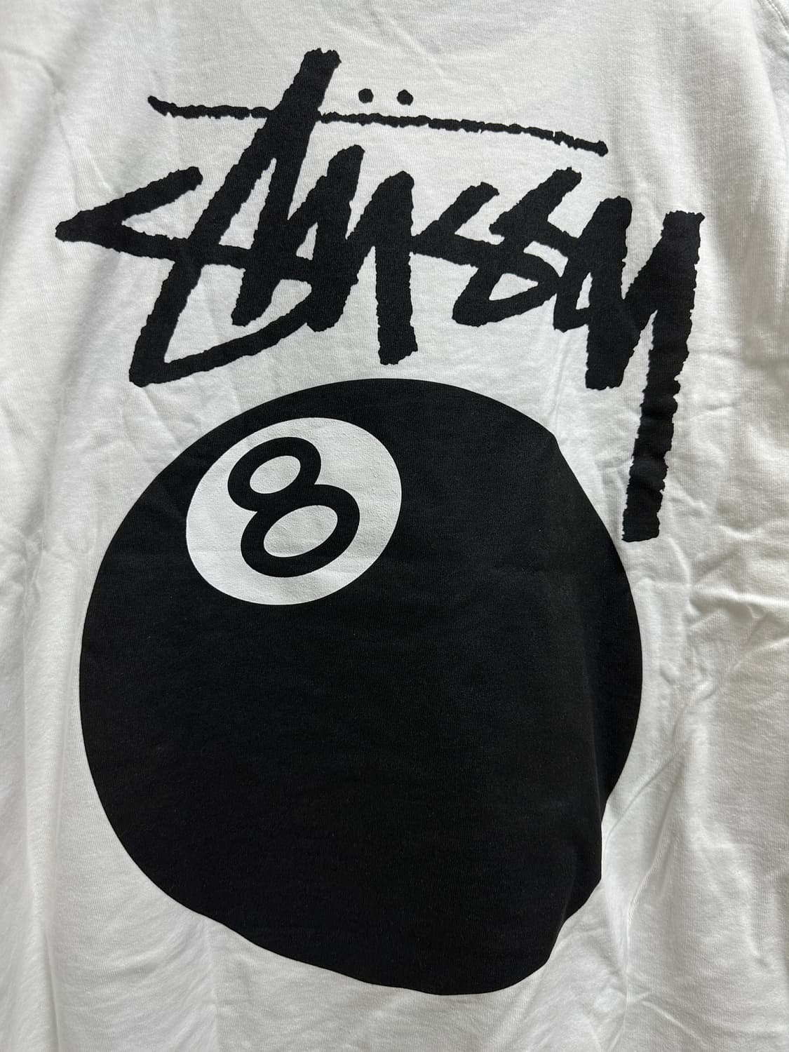 [XL] 스투시 8볼 티셔츠 화이트 상품이미지5