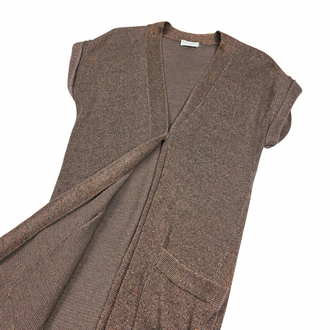 브루넬로 쿠치넬리 여성 민소매 롱가디건 상품이미지3