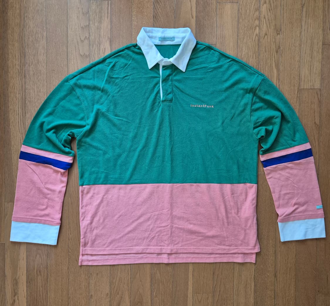 [0] 인스턴트펑크 instant funk 럭비 피케 롱슬리브 셔츠 상품이미지1