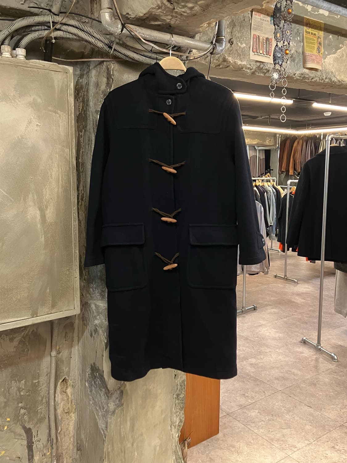 라코스테 후드 떡볶이 코트 블랙 #csz2724  상품이미지1