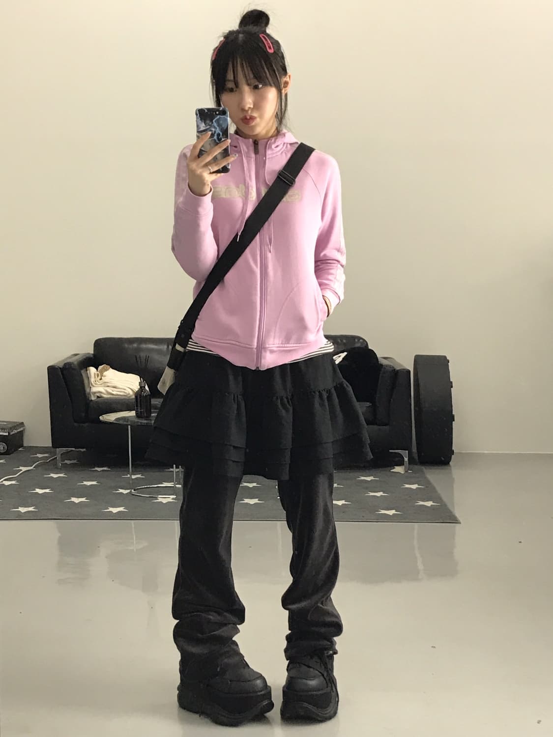 Adidas Y2k Pink Zip Up Hoodies 상품이미지2