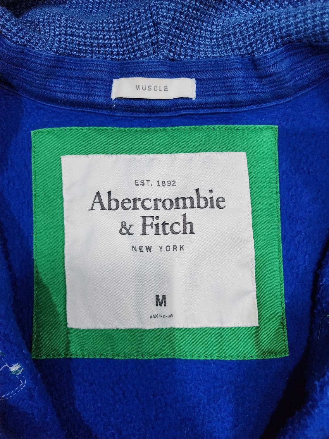 아베크롬비 빈티지 워싱 기모 후드집업 M 상품이미지4