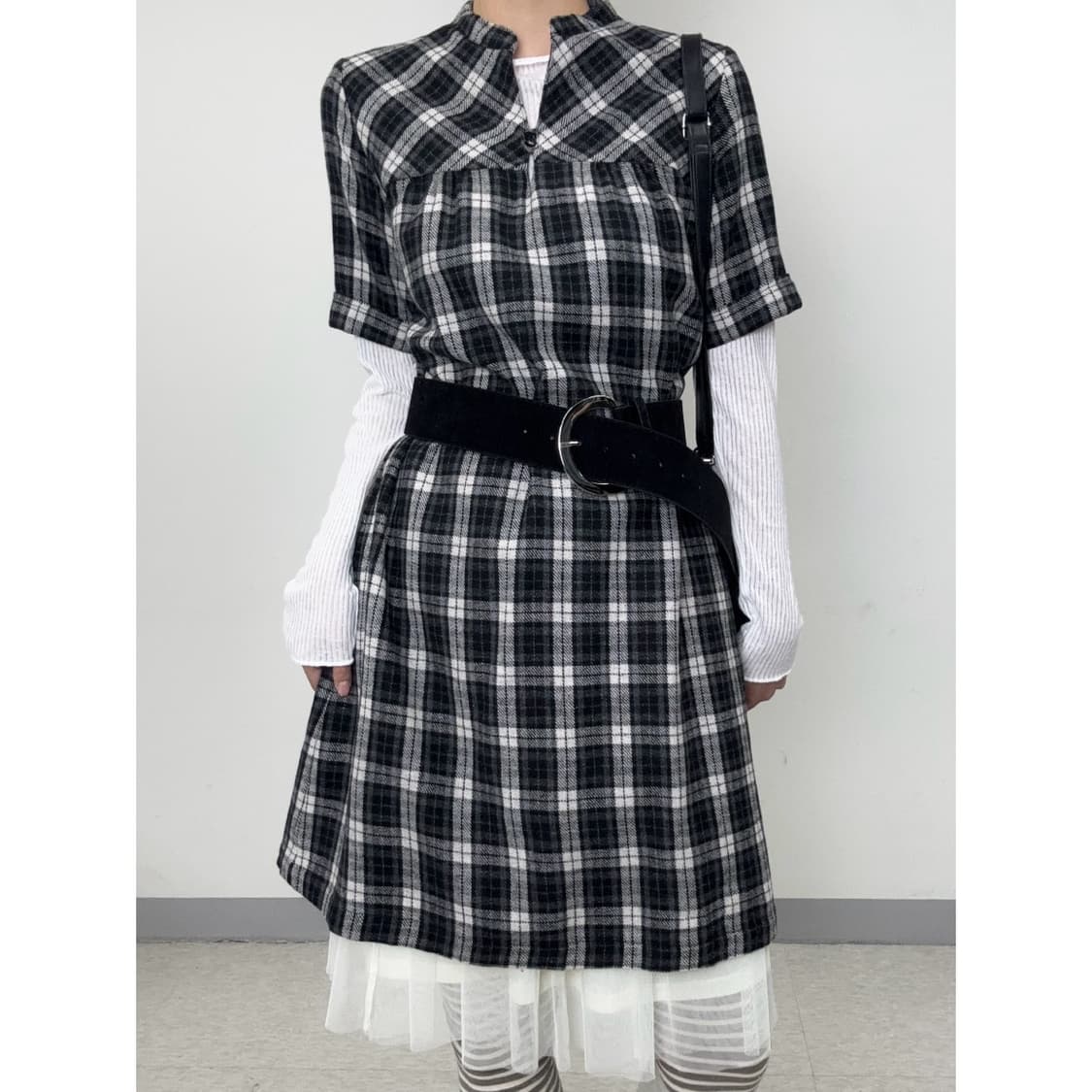 빈티지 화이트 샤 스커트 상품이미지6