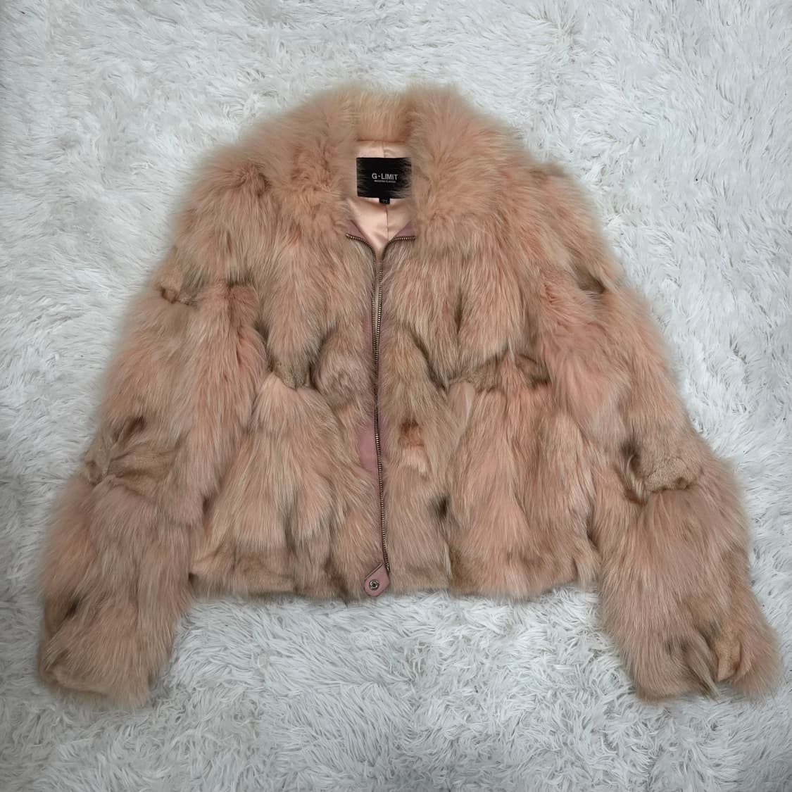 핑크 폭스 퍼 자켓 상품이미지6