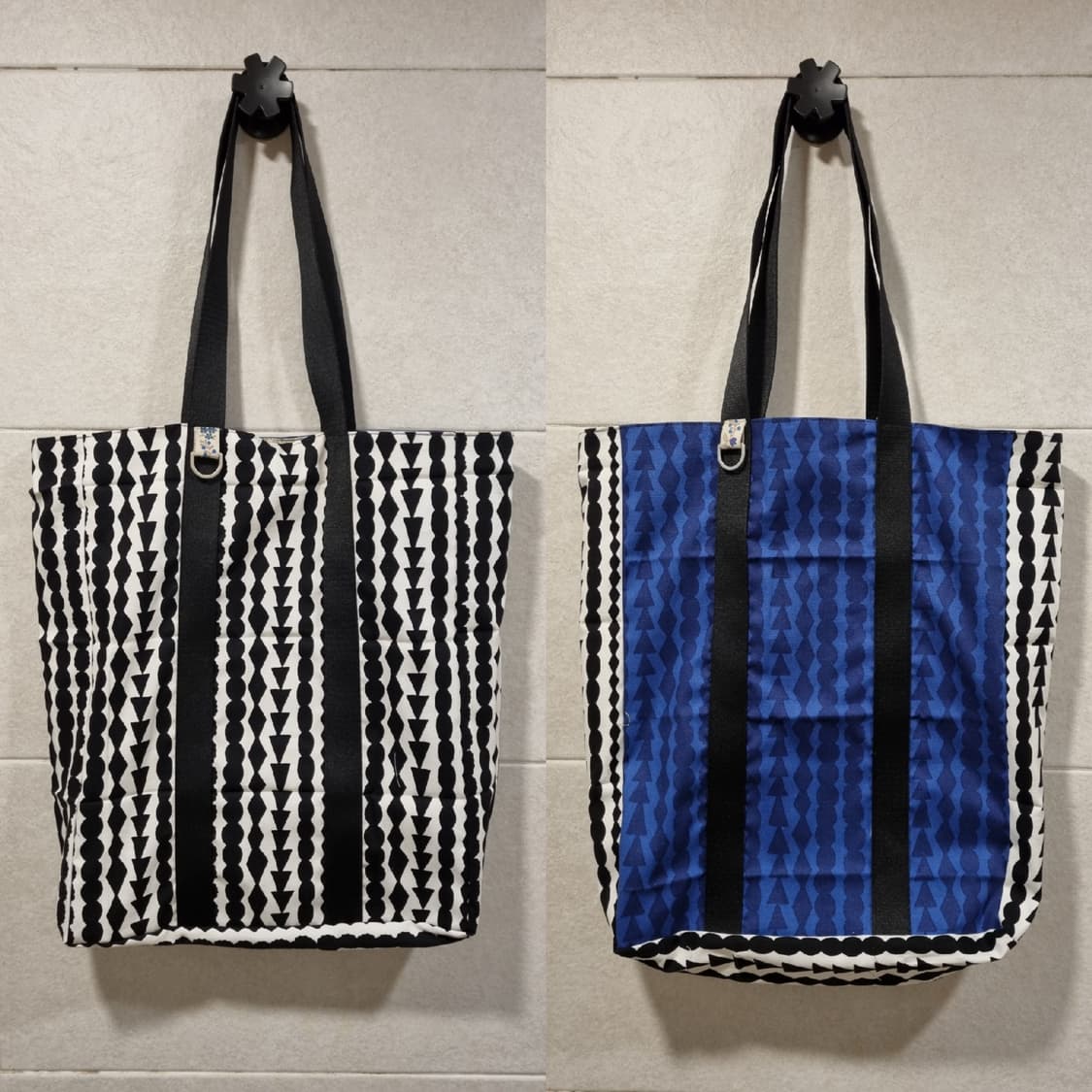 핀란드 숲 양면 쇼퍼 남녀공용 북유럽 숄더백 상품이미지1