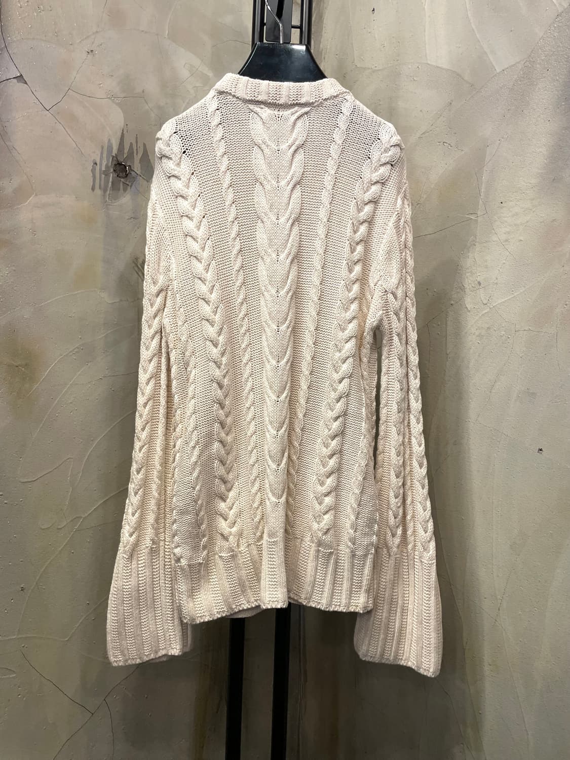 폴로 랄프로렌 아이보리 케이블 니트 66~77 상품이미지6