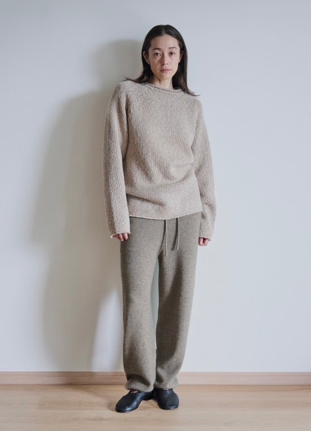 lfm 코지 니트 팬츠 (블랙) 상품이미지2