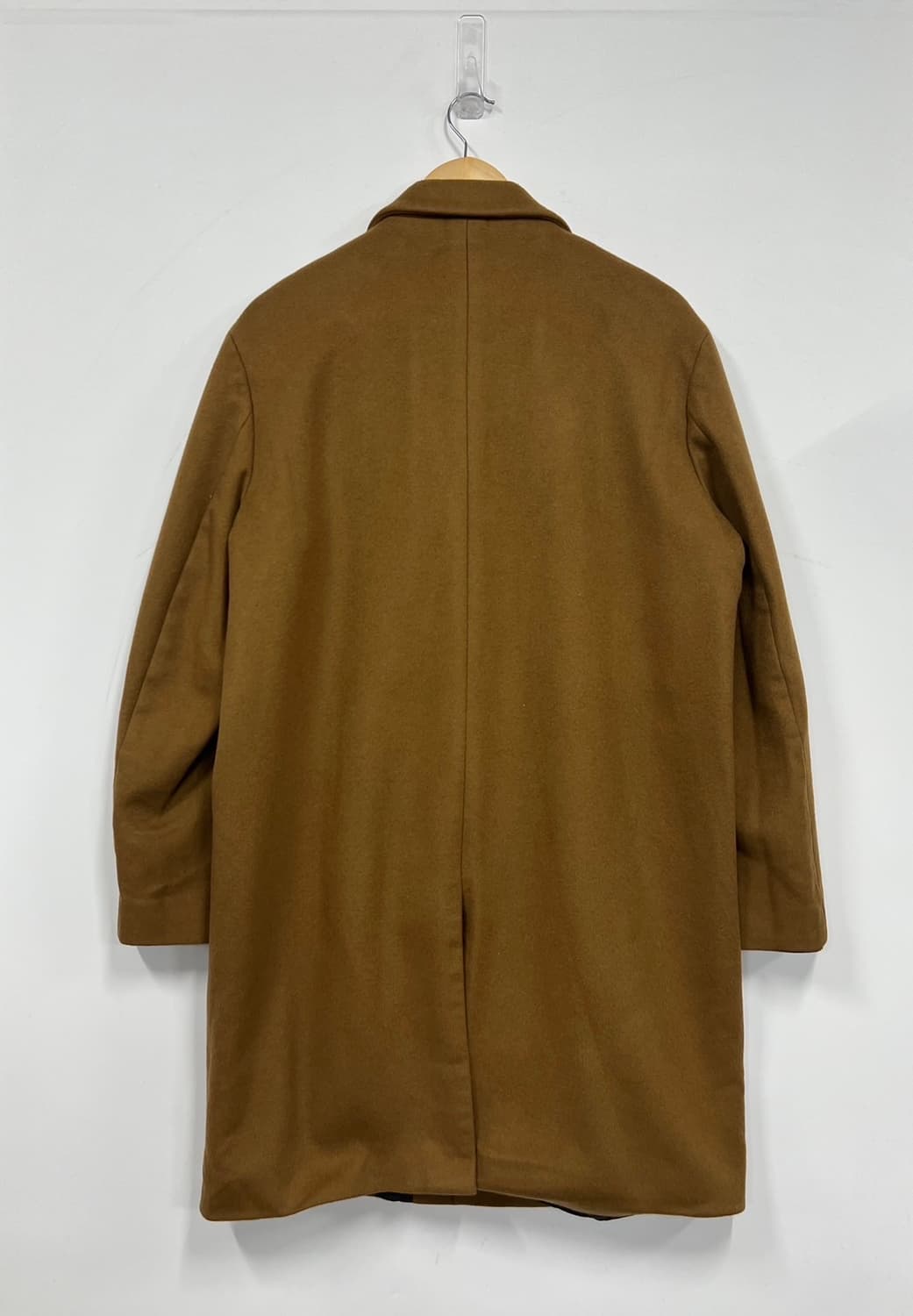 인사일런스 카멜 울 캐시미어 블렌드 남성 롱코트 상품이미지7