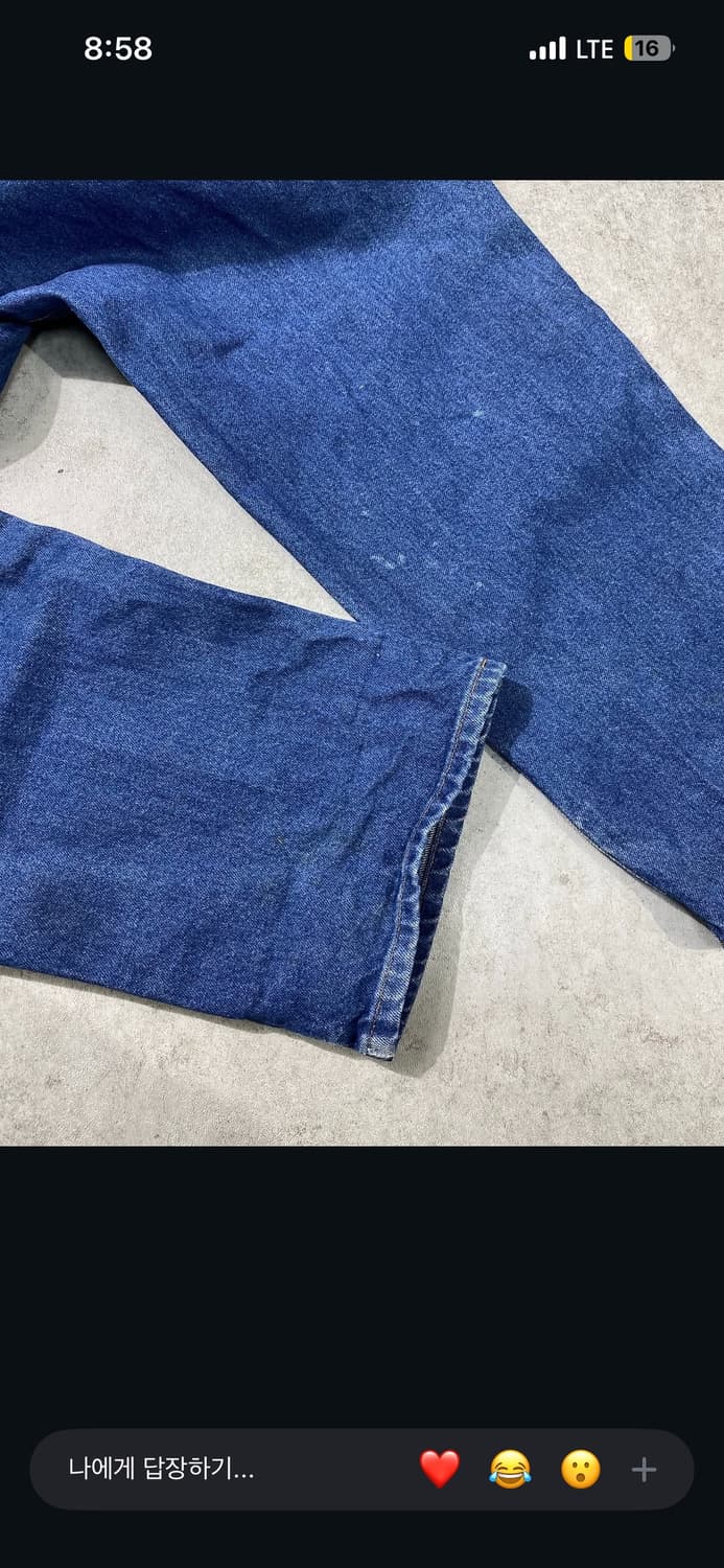 CARHARTT 리메이크 빈티지 벌룬핏 카고데님팬츠 상품이미지5