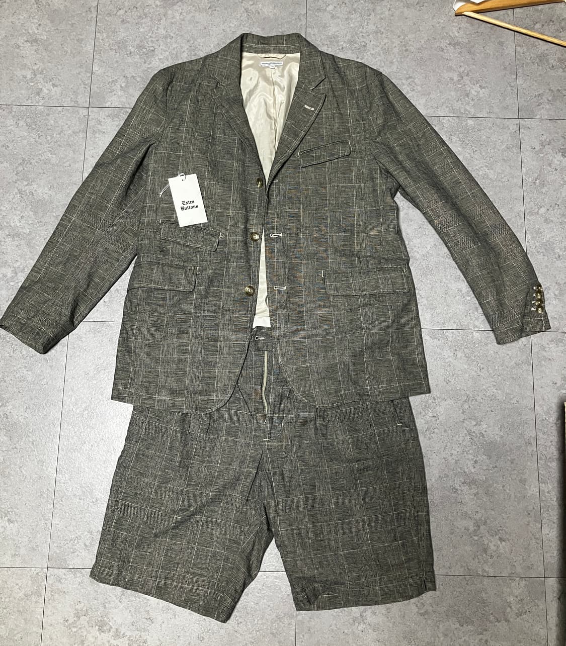 엔도버 글렌체크 셋업 [상M/하S] 엔도버 자켓 상품이미지1