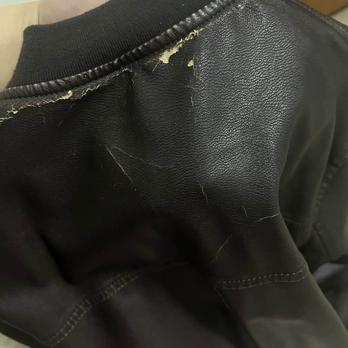 ZARA 가죽자켓 모자탈부착 상품이미지7