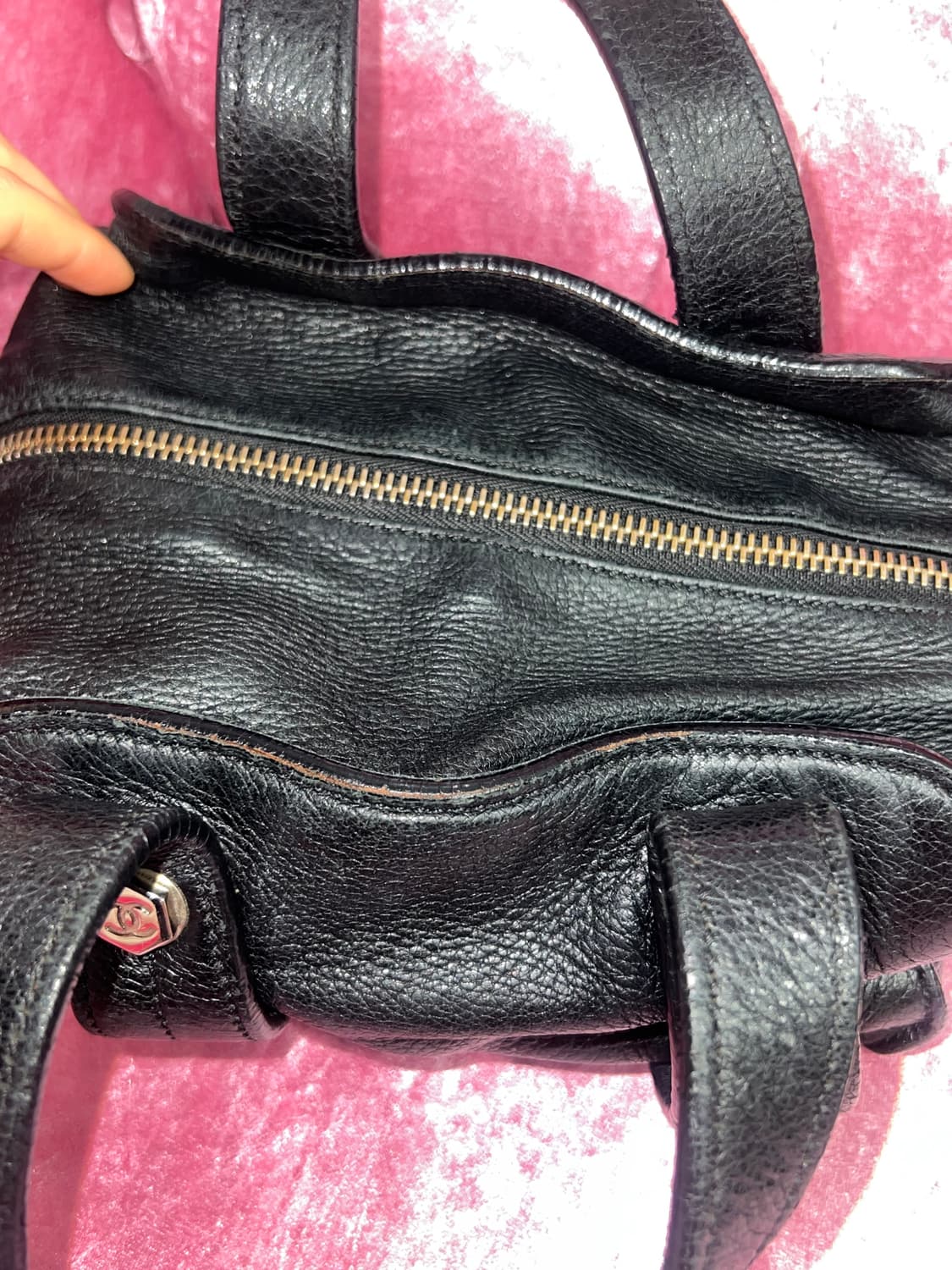 국내 유일 매물 샤넬 코코마크 미니 브라운 핸드백 상품이미지6