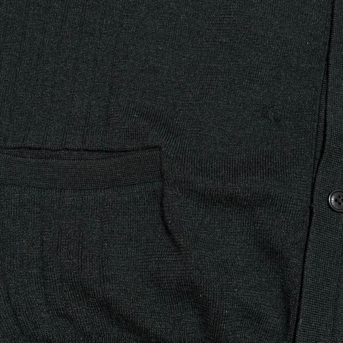 100 입생로랑 울 브이넥 차콜 가디건 상품이미지6