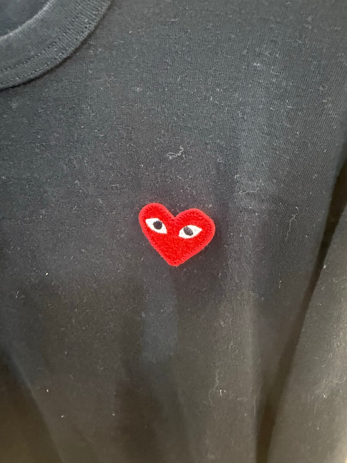 55 정품 꼼데가르송 레드와펜 티셔츠 팝니다 상품이미지3