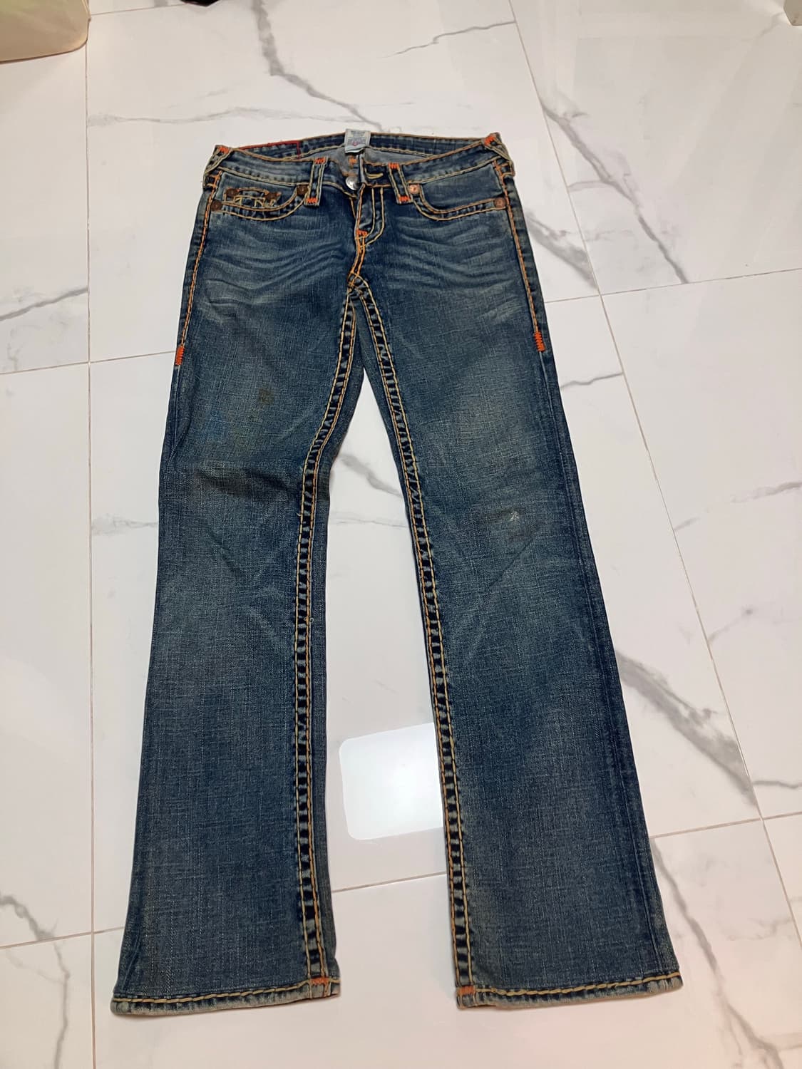 Johnny super T 조니 수퍼티 다크워시 부츠컷 트루릴리젼 상품이미지6