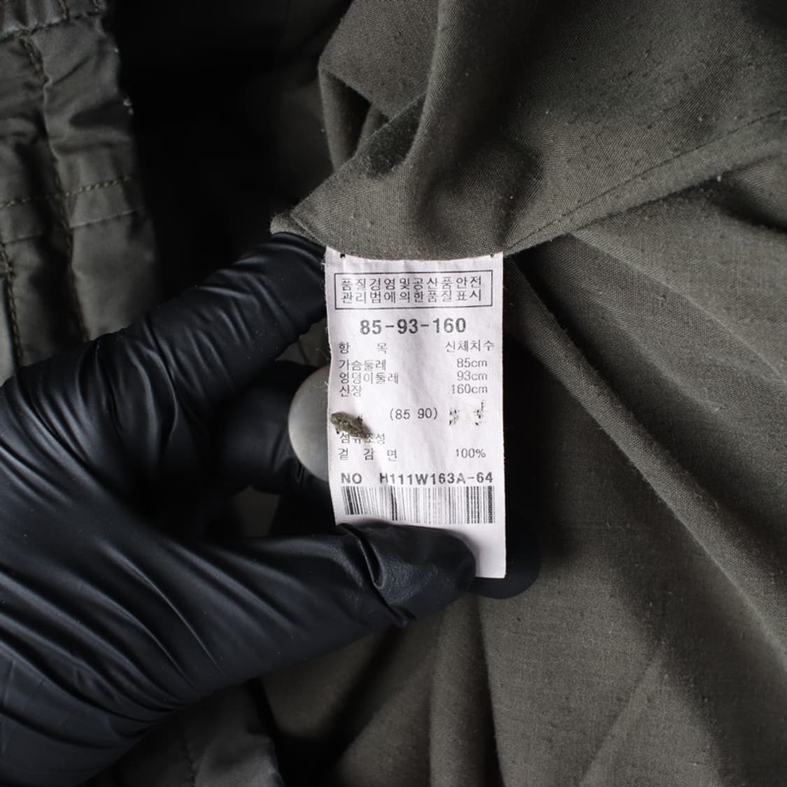 HUM 여성 코튼 후드 야상 점퍼 카키 상품이미지7