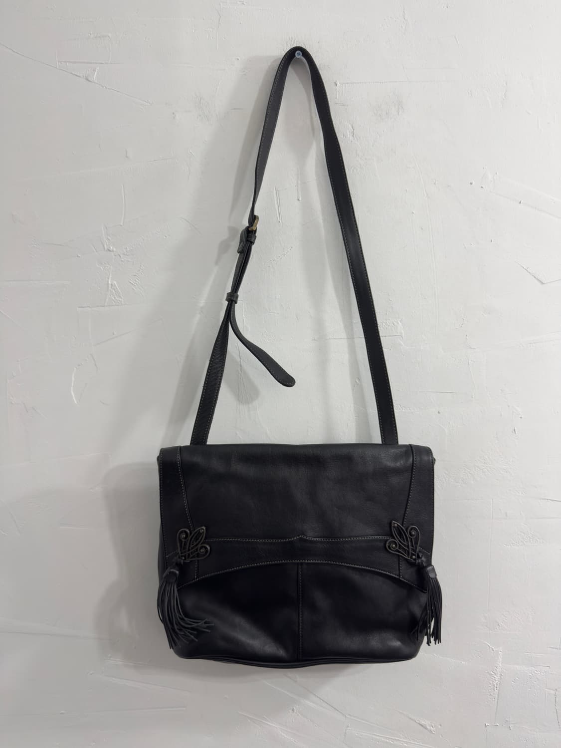 d ora in poi etnic real leather crossbag 상품이미지2
