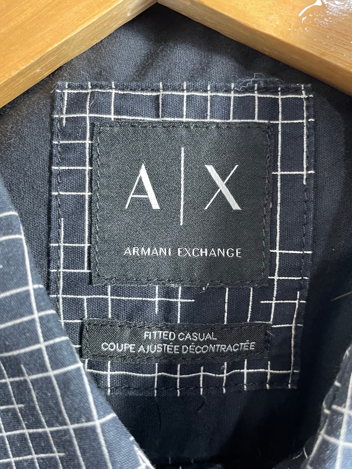 AX 아르마니 익스체인지 반팔 체크 셔츠 상품이미지2