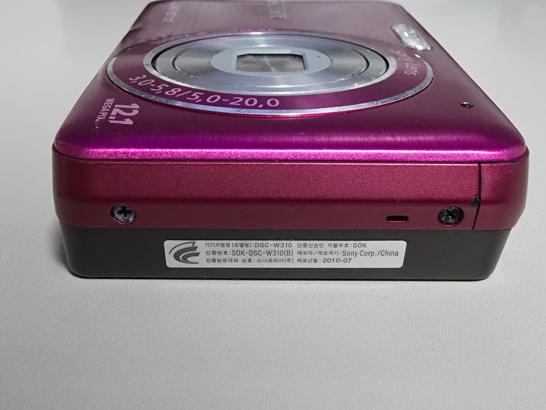 소니 사이버샷 DSC-W310 빈티지 디지털카메라 상품이미지4