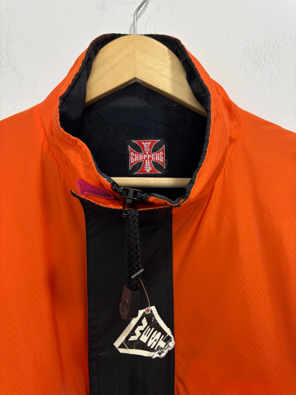 West Coast Choppers 오렌지 바람막이 라이딩 자켓 상품이미지6