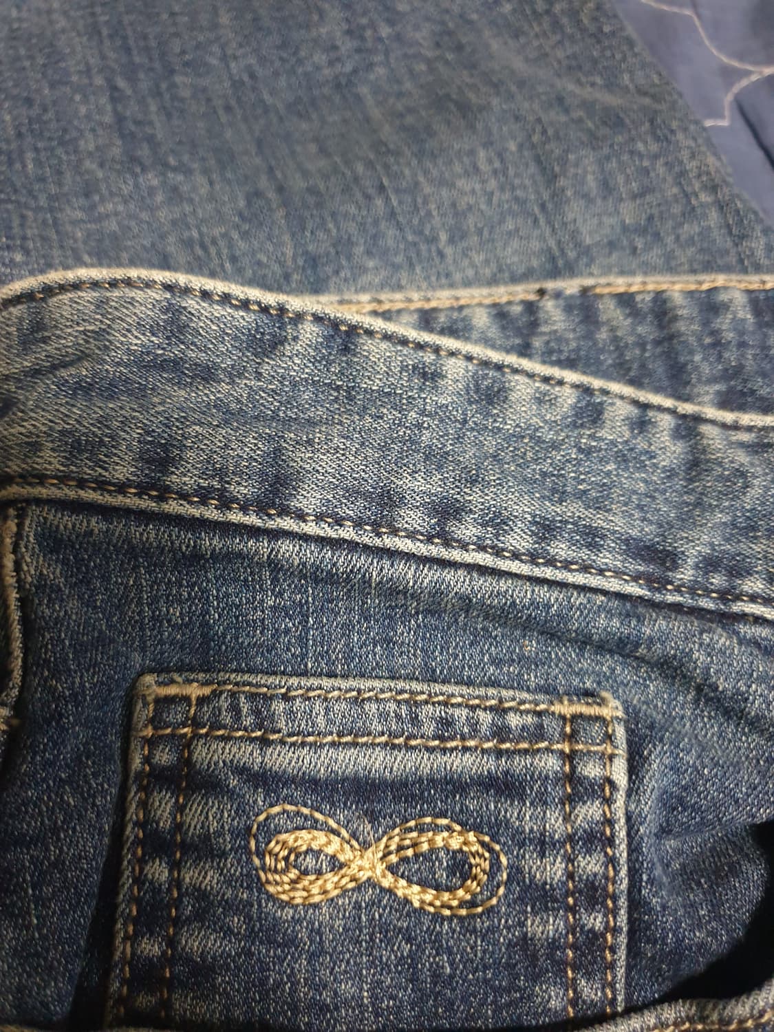 플랙 스티즈 M91 워싱 레귤러 스트레이트 핏 데님팬츠 (32) 상품이미지5